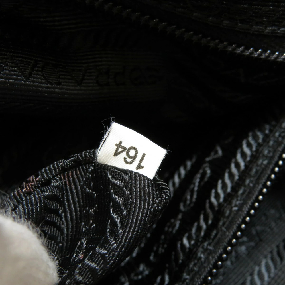 Prada logo plate Black Shoulder Crossbody bag - Picture 7 of 11